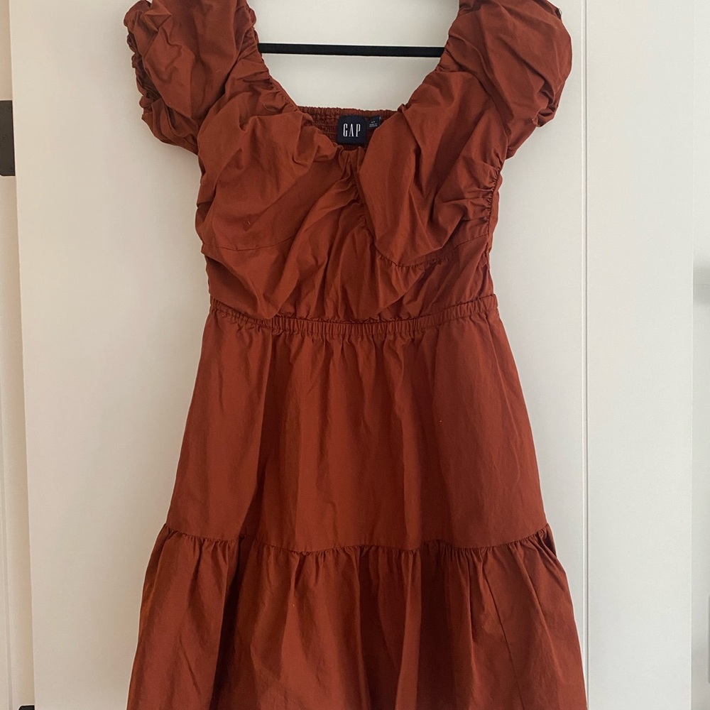 GAP Puff Sleeve Mini Dress